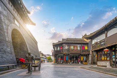 扬州东关街老建筑街景
