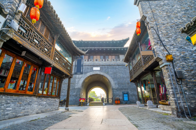 扬州东关街老建筑街景