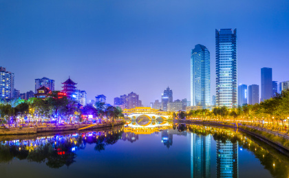 成都风光夜景