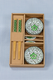 花卉白釉陶瓷餐蝶餐具静物品