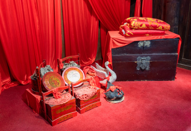 中国重庆传统婚礼婚房用品布置