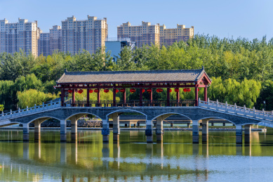 中国山东省德州市董子园风景区