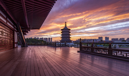 中国河南省洛阳市隋唐国家遗址公园