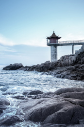 青岛沿海城市景观