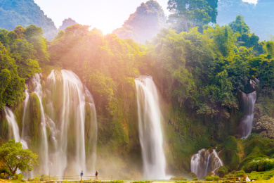 广西德天瀑布景观