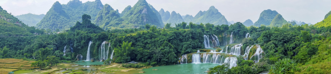 广西德天瀑布景观