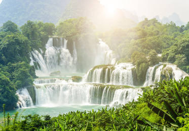 广西德天瀑布景观