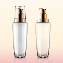 三维透明按压式分装瓶样机组
