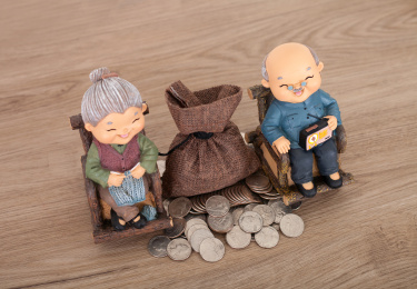老爷爷模型和及老奶奶模型及他们的养老金