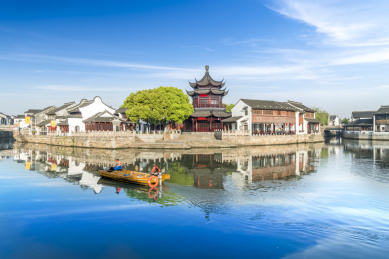 苏州山塘古镇风景