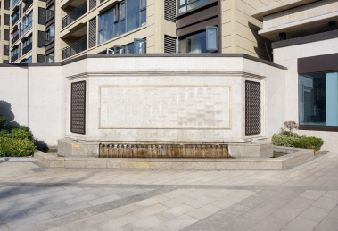 现代住宅小区文化墙