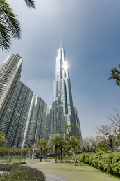 越南胡志明市地标塔81建筑风光