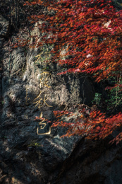 中国江苏南京摄山栖霞寺夕阳