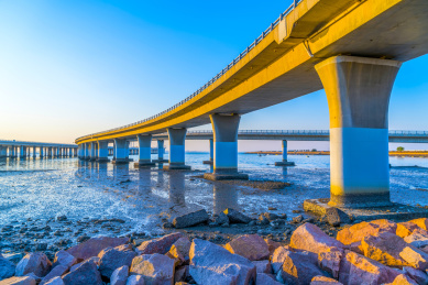 青岛胶州湾跨海大桥景观
