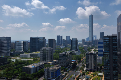 江苏苏州工业园城市建筑风光
