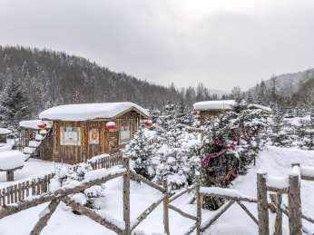 中国黑龙江哈尔滨亚布力滑雪旅游度假区雪乡风光
