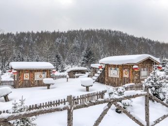 中国黑龙江哈尔滨亚布力滑雪旅游度假区雪乡风光