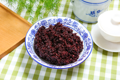 有机粗粮杂粮美味营养紫米饭