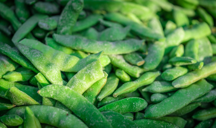 中国东北冬季特色食材新鲜冻豆角