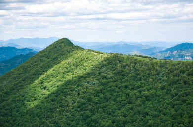 张家口蔚县茶山村高山草甸美景