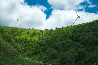 张家口蔚县茶山村高山草甸美景