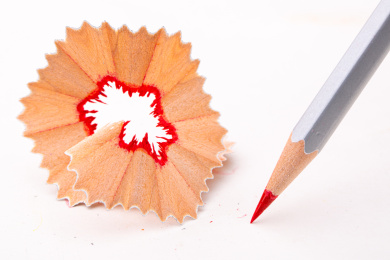 转笔刀削下来的铅笔屑