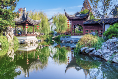 中国上海市古猗园的园林风光_站酷海洛_正版图片_视