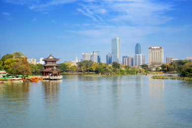 中国广东省惠州市惠州西湖风光