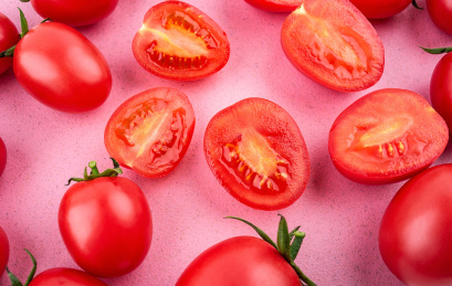 新鲜美味的小西红柿  