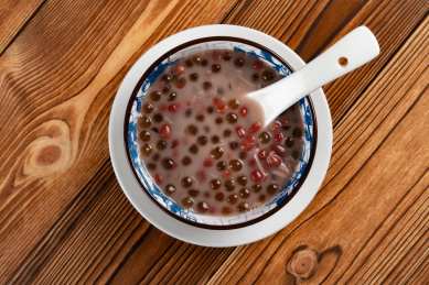 广东传统糖水红豆西米