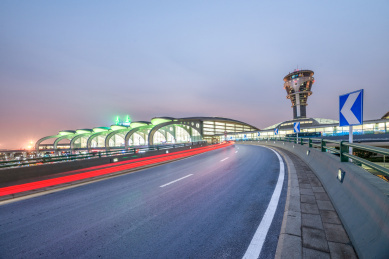 中国山东青岛流亭机场