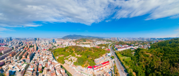 中国福建省泉州市大坪山景区的风光