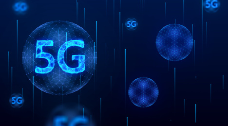 5G网络科技球体网格抽象概念场景