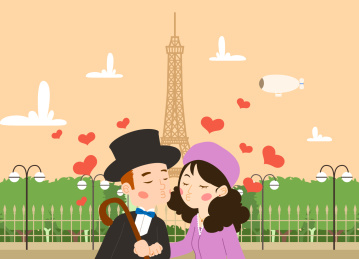 情侣出国旅行情人节