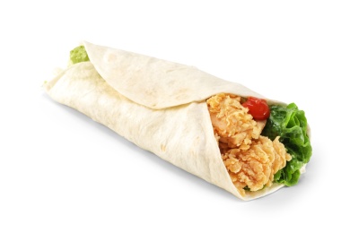 美味快餐炸鸡肉卷 烹饪