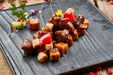 葱烧牛仔粒 葱烧 牛仔粒