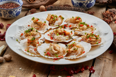 蒜蓉粉丝蒸扇贝