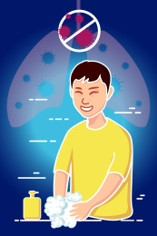 勤洗手抵抗肺炎病毒