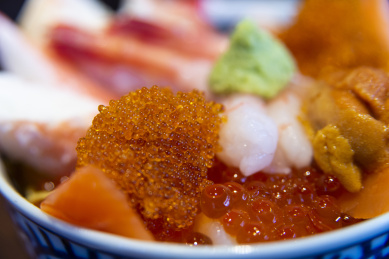 日本小樽海胆刺身盖饭