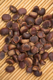 盘子里的板栗子