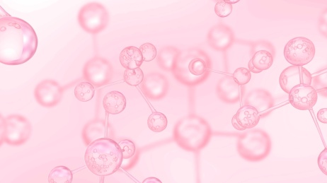 生物化学分子研究三维概念图