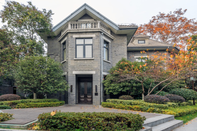 中国江苏省南京市颐和路公馆区民国风情建筑