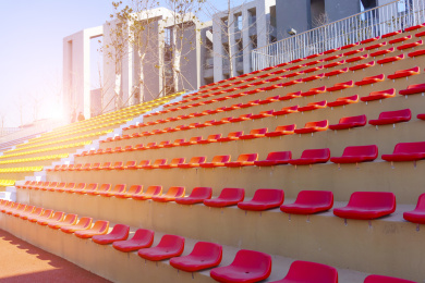 校园体育场观看台座椅