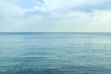 天空大海沙滩背景素材