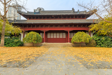 南京宝船厂遗址公园宫殿式传统建筑