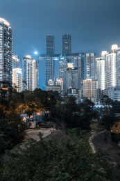 重庆来福士夜景