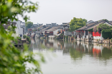中国江苏苏州震泽古镇风景