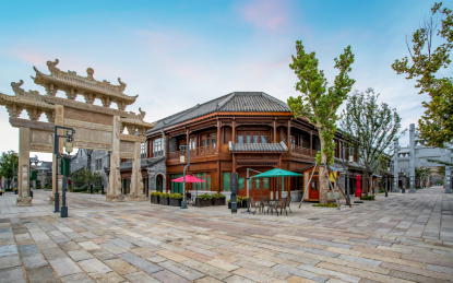 青岛即墨古城古建筑街景