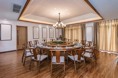 酒店室内餐厅包间家具环境