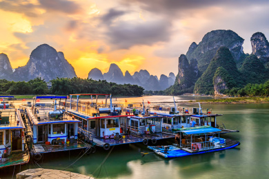 广西桂林阳朔兴坪码头